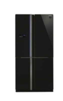 Sharp SJFS810VBK American-Style Fridge Freezer - Black